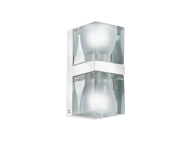 Glass wall light | Cubetto by Fabbian