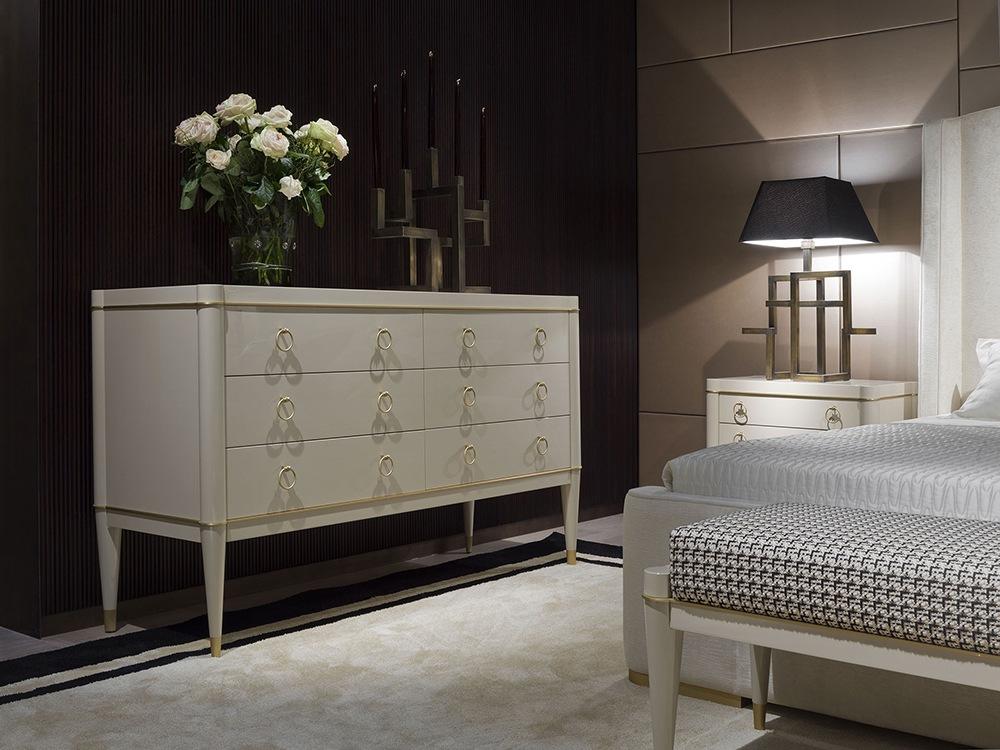 Rectangular lacquered chest of drawers | Ambra by Galimberti Nino