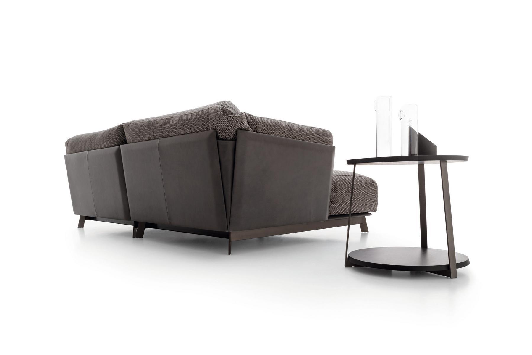 Wooden high side table with integrated magazine rack | Kailua by Ditre Italia