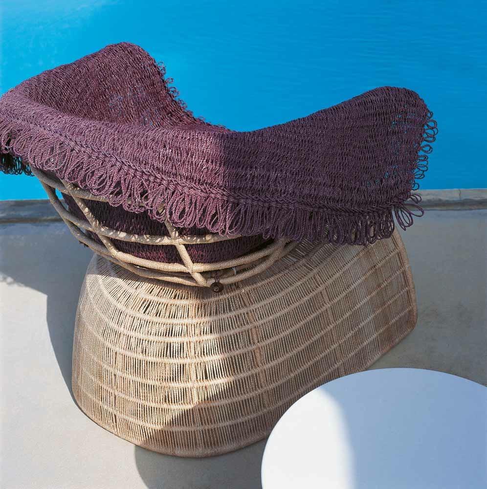 Polyethylene garden armchair | Crinoline by B&B Italia