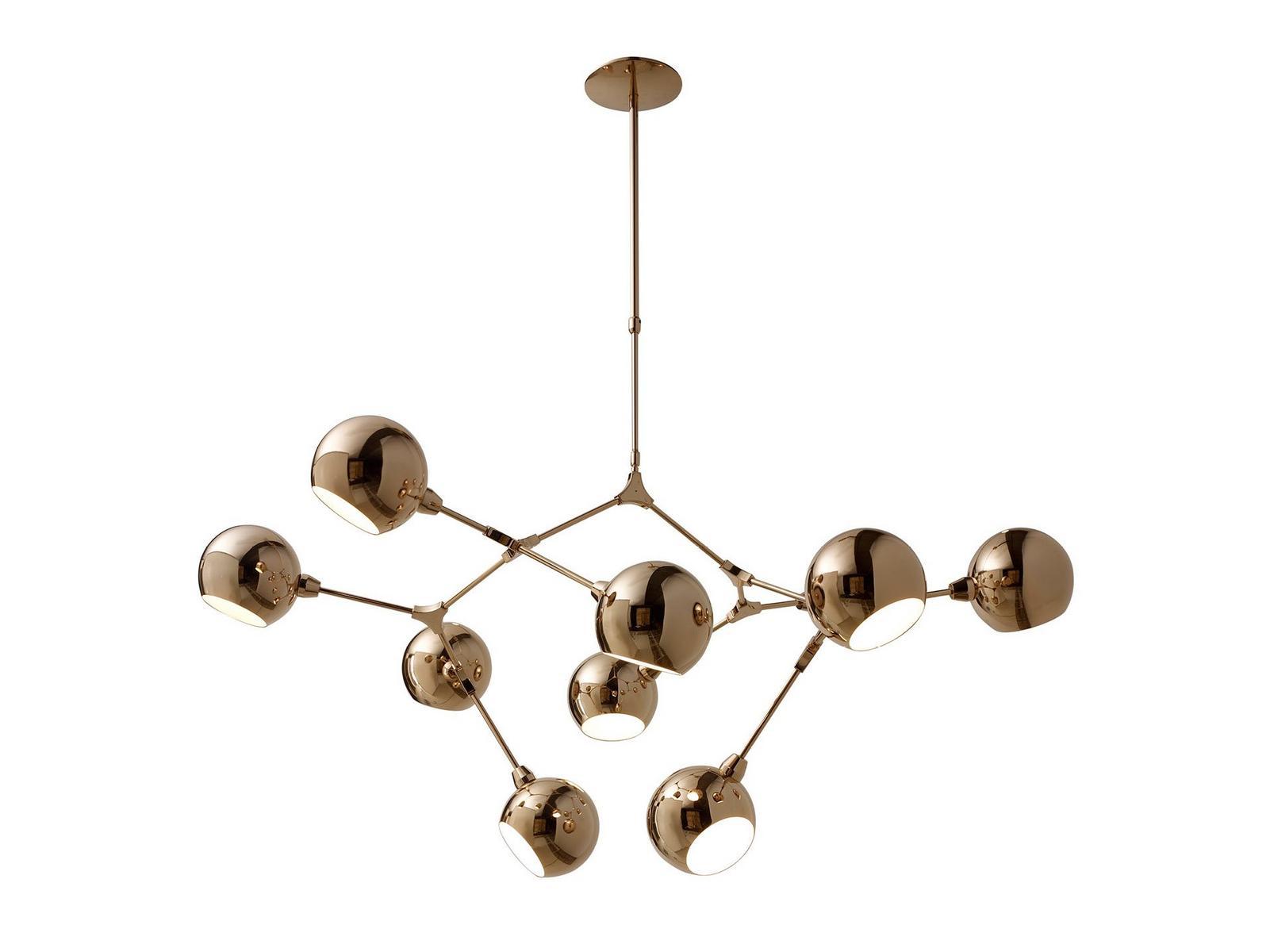 Brass ceiling lamp | Attanasio by Volpi