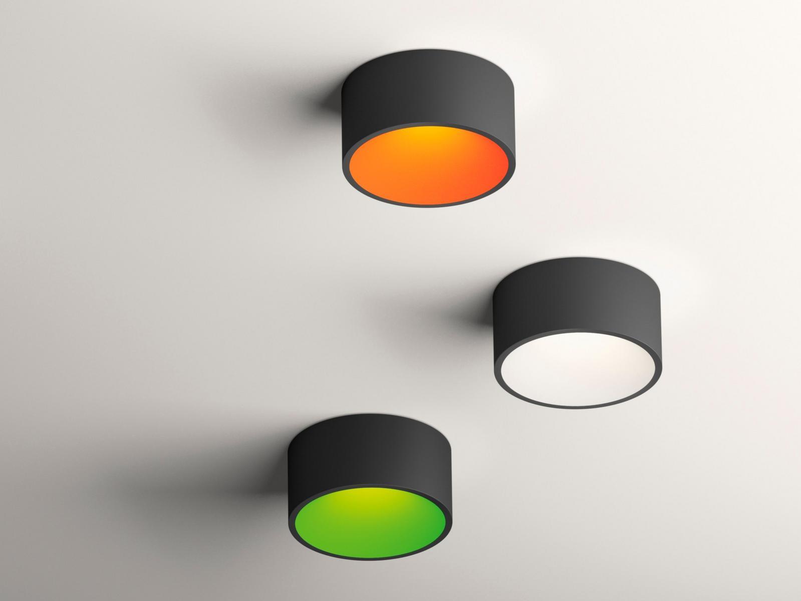 Aluminium ceiling lamp | Domo by Vibia