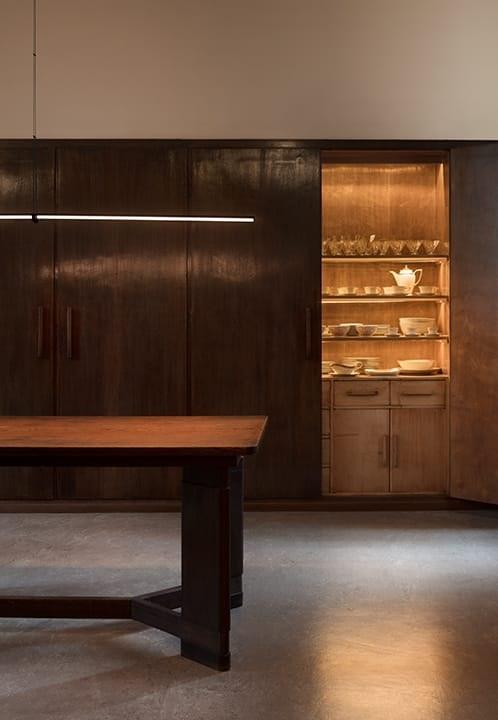 LED powder coated aluminium pendant lamp | Arrangements Line by Flos