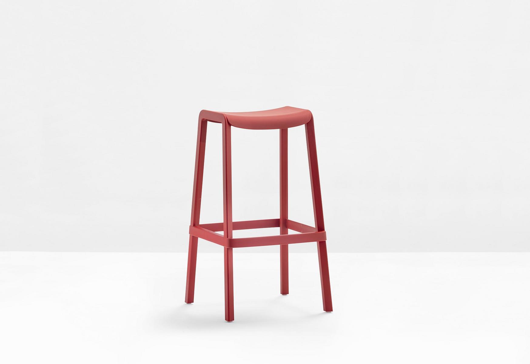 Stackable polypropylene stool | Dome 268 by Pedrali