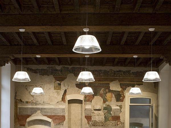 Glass pendant lamp | Romeo Moon S by Flos