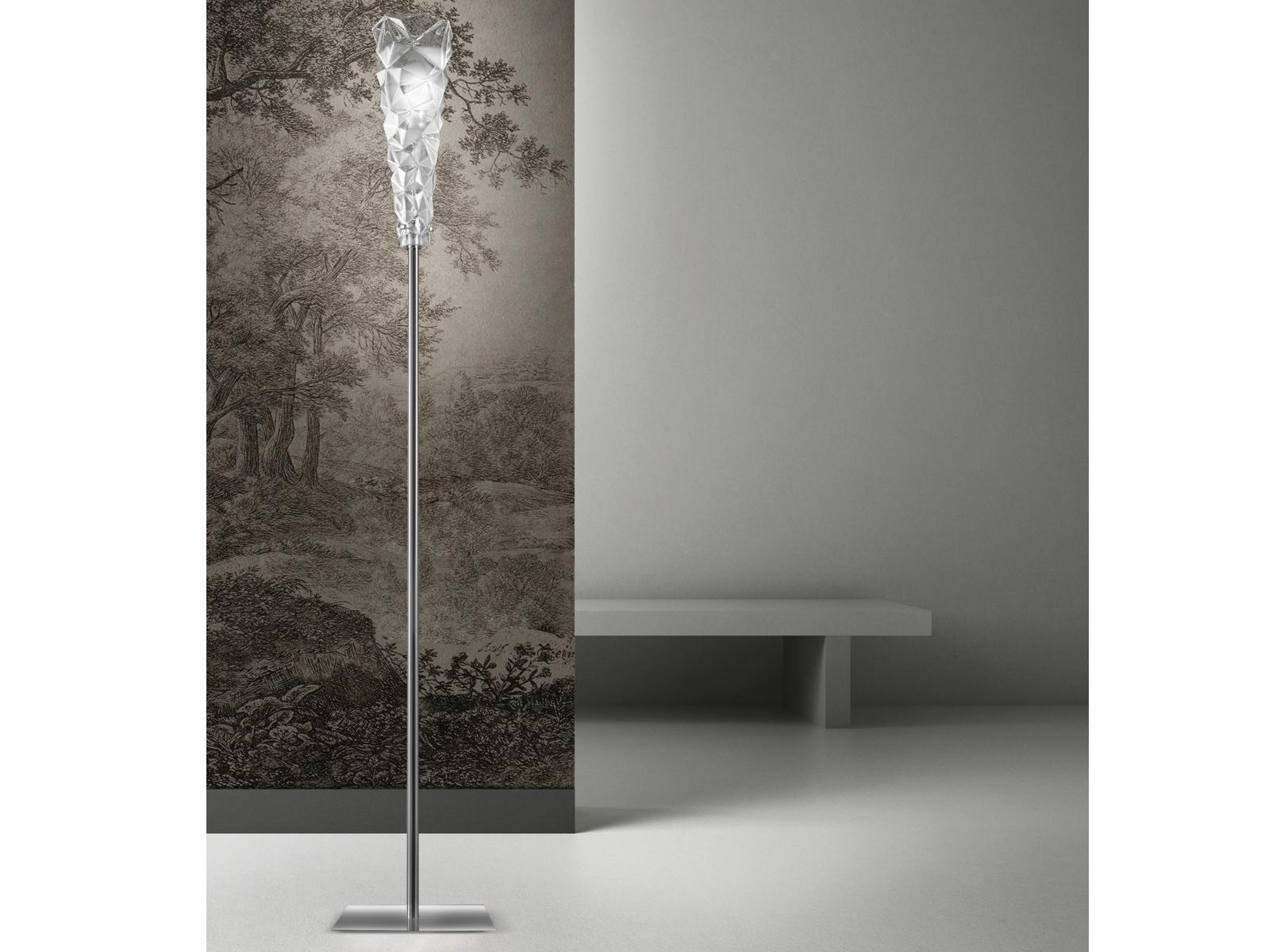 Glass floor lamp | Chaotic by Sylcom