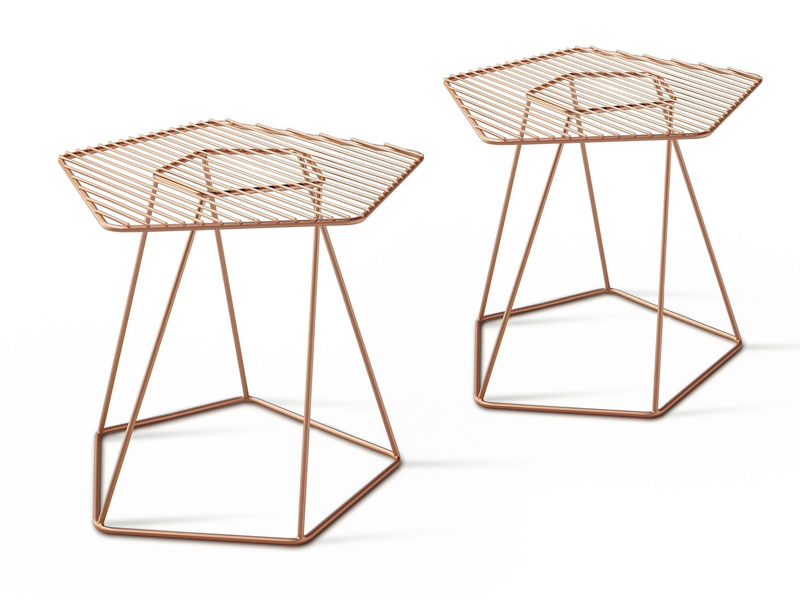 Steel coffee table | Tectonic by Bonaldo