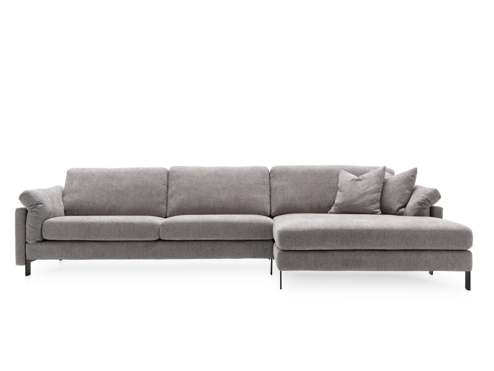 Fabric sofa with chaise longue | Meridien by Calligaris
