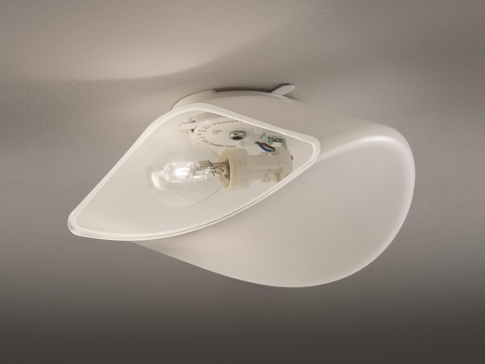 Glass wall lamp / ceiling lamp | Balance Pp by Vistosi