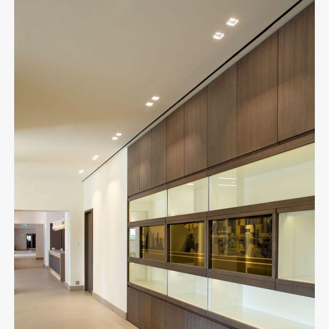 Square recessed spotlight | Carree by Delta light