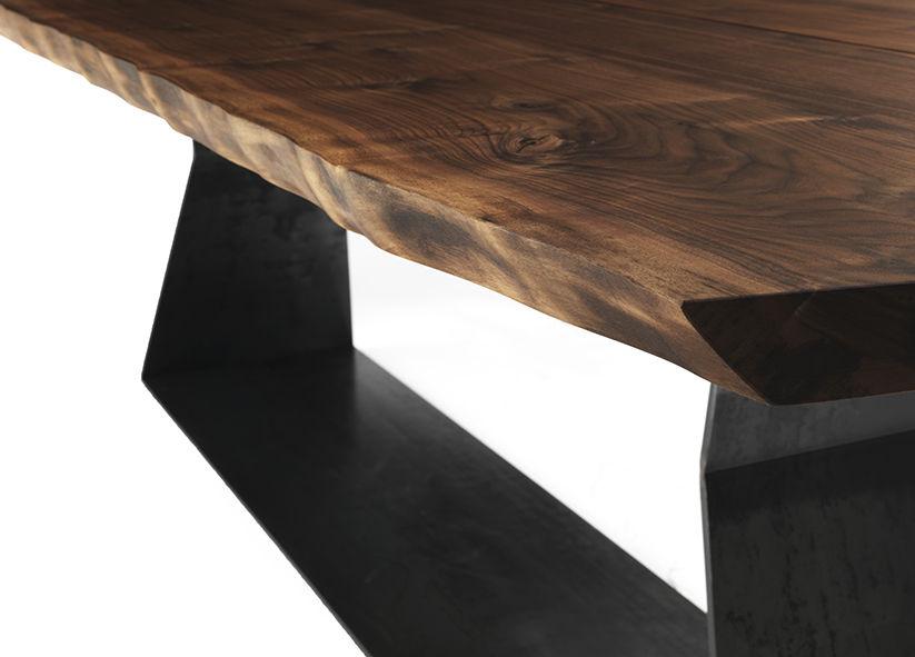 Rectangular veneer table | Bedrock by Riva 1920