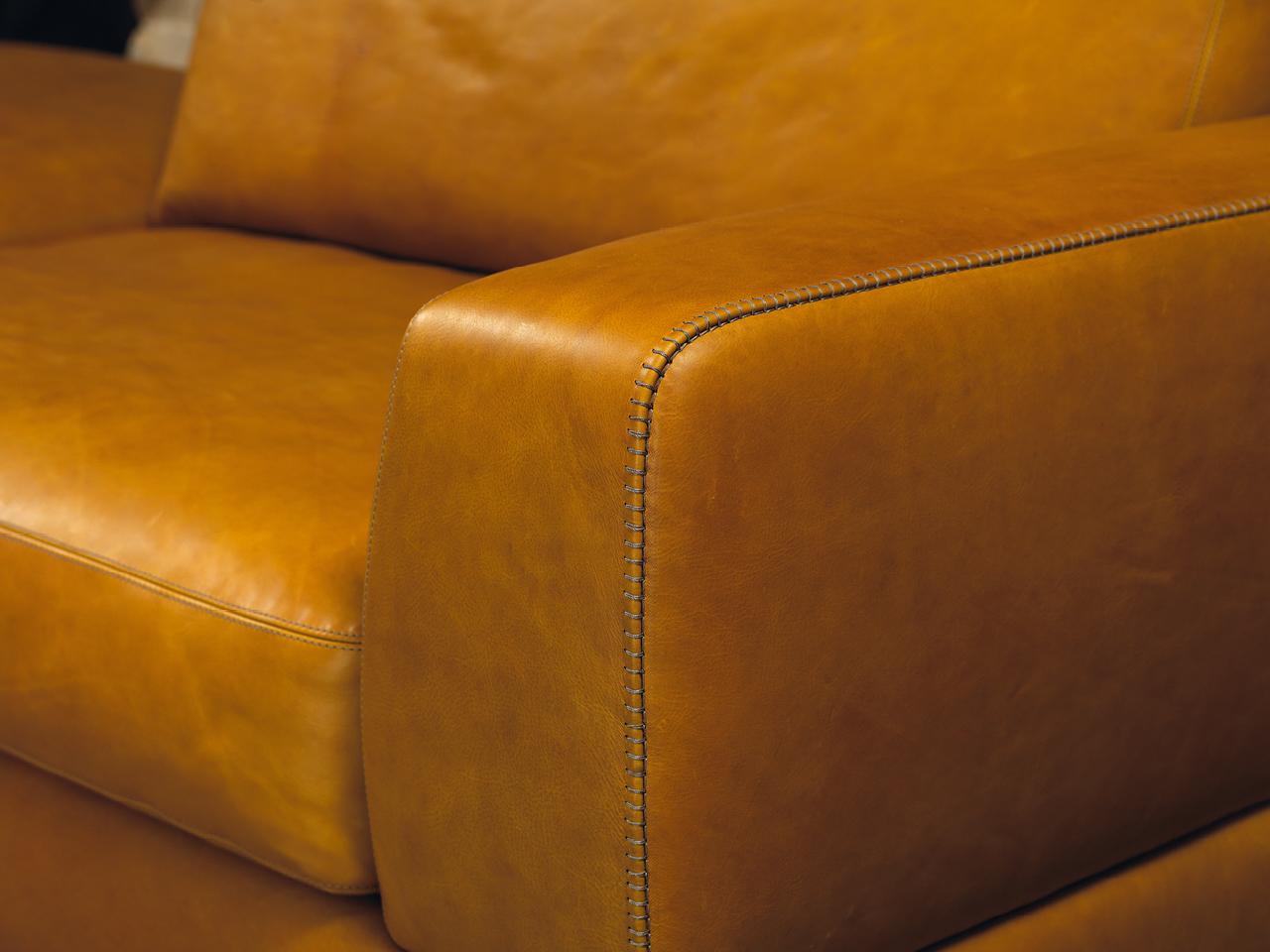 Sectional leather sofa | Ben by Borzalino