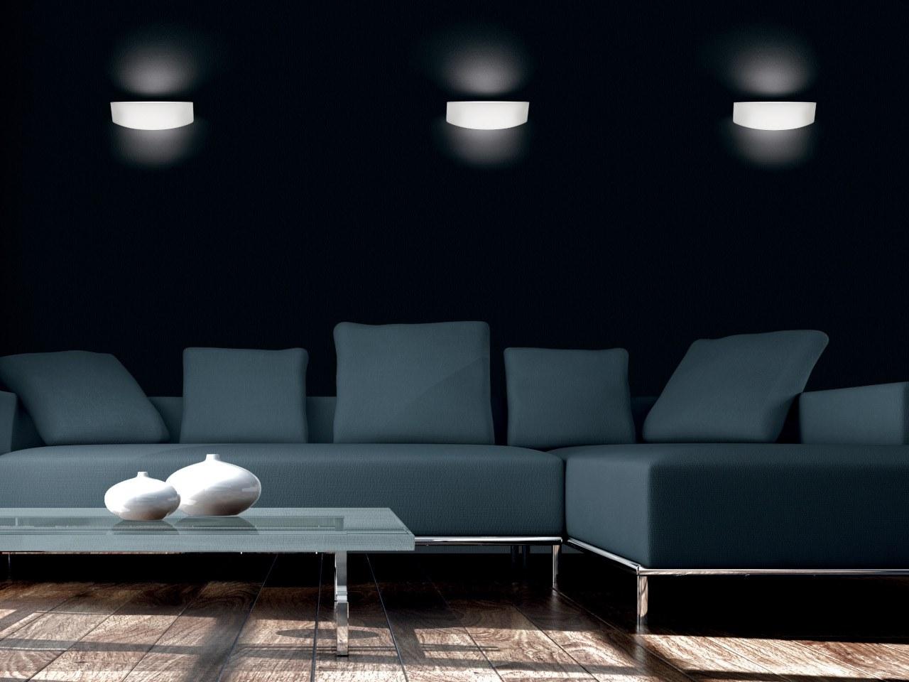 LED blown glass wall light | Link P by Leucos