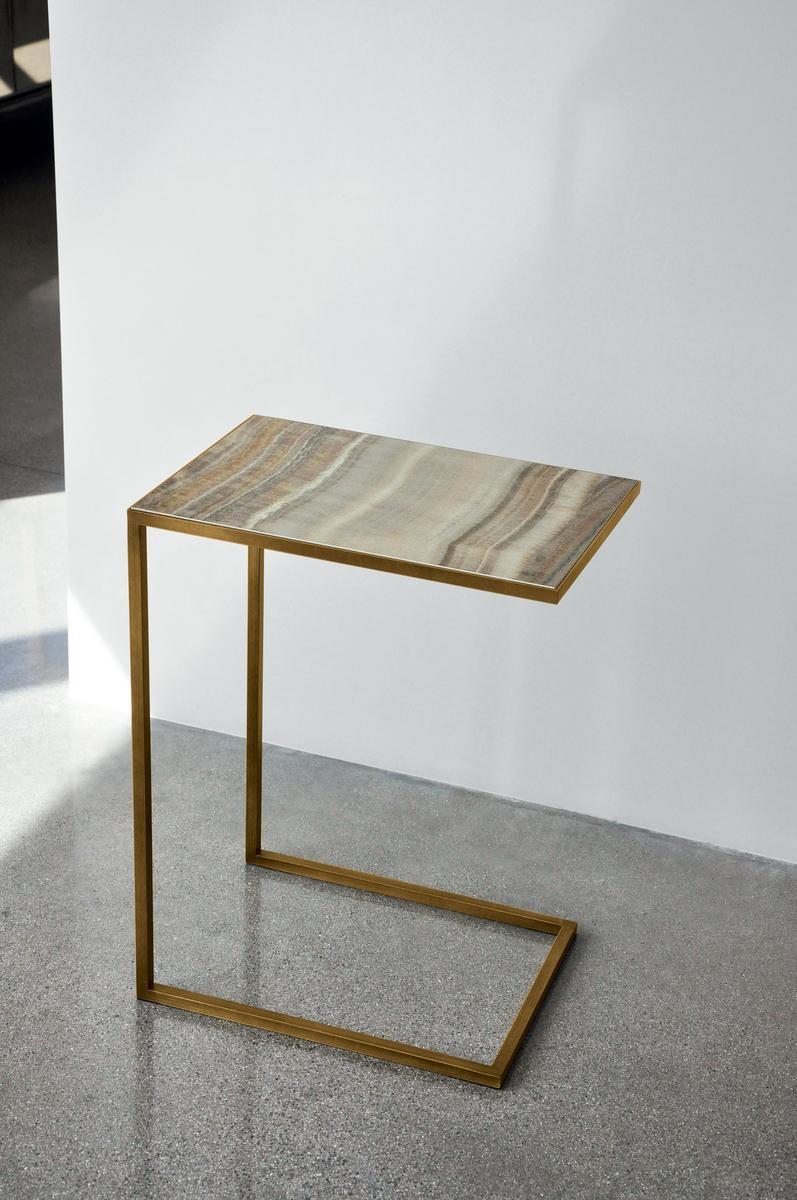 Rectangular ceramic side table | Quadro by Sovet