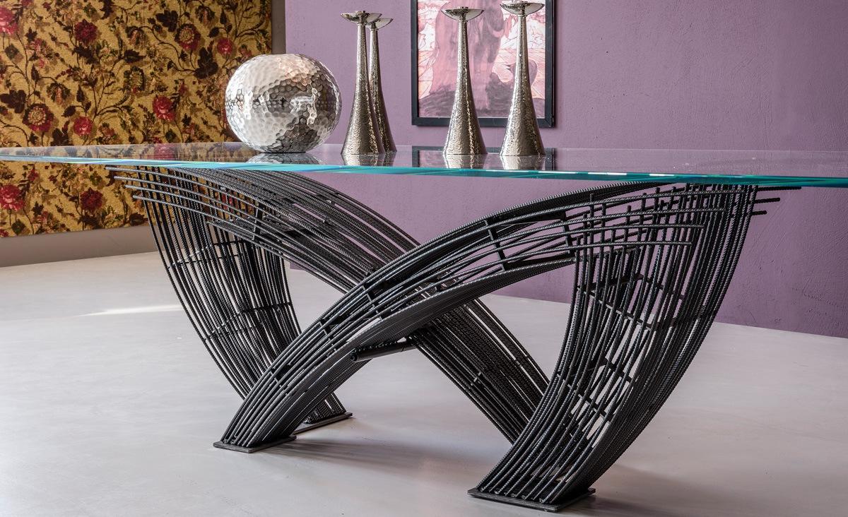 Rectangular glass table | Hystrix by Cattelan Italia