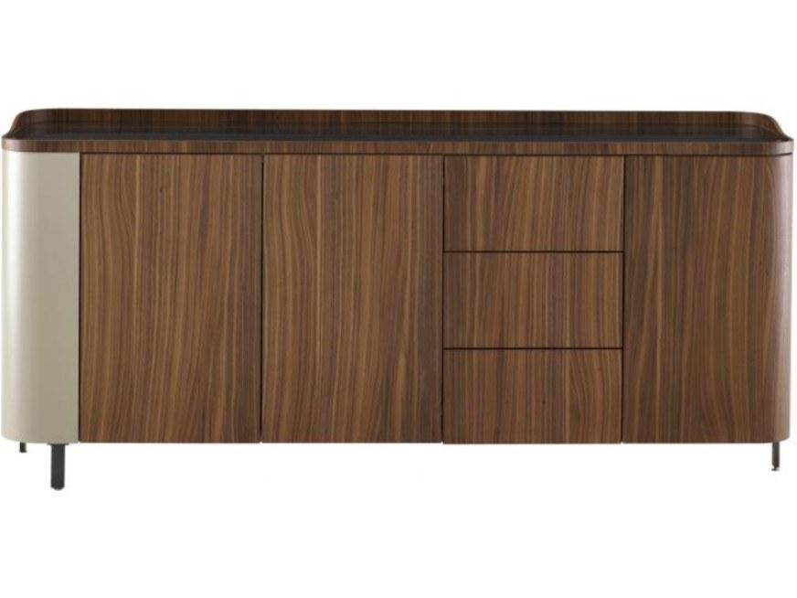 Multi-layer wood sideboard with doors with drawers | Postmoderne by Ligne Roset