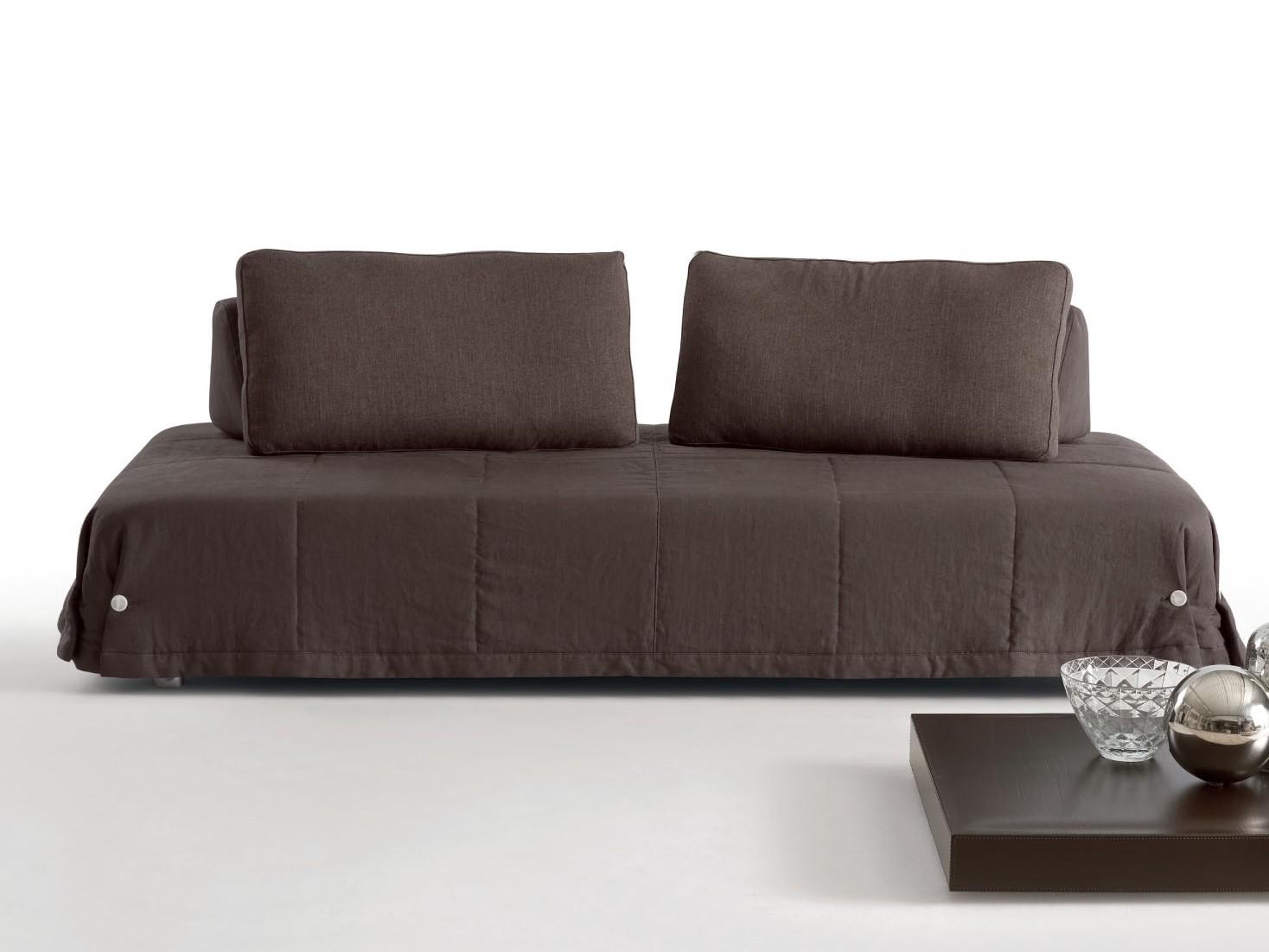 Fabric sofa bed with removable cover | Ghost by Dema