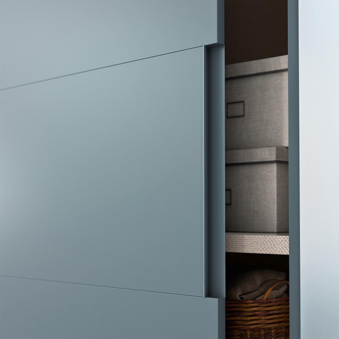 Modular glass wardrobe with sliding doors | Clara by ALF Dafre