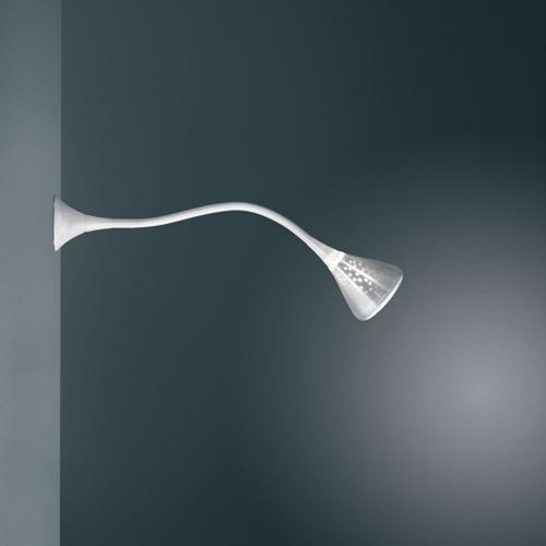 Fluorescent adjustable wall lamp | Pipe by Artemide