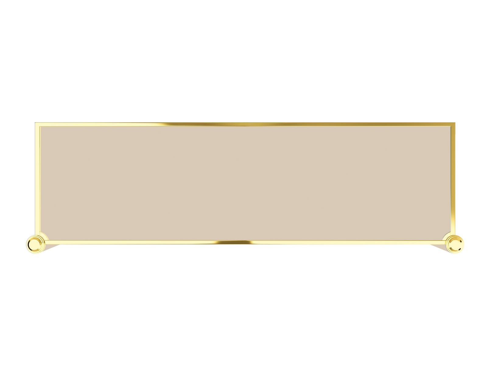 Lacquered sideboard with drawers covered in leather | Remington by Bruno Zampa