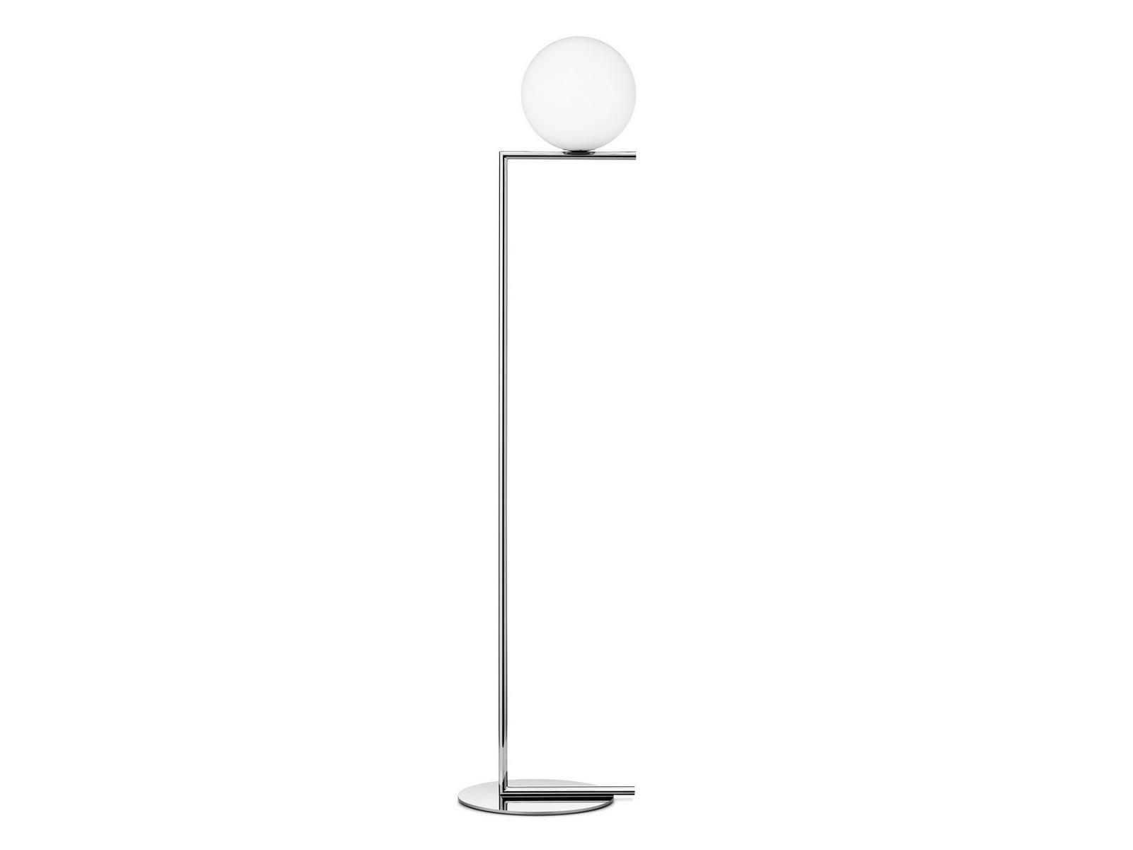 Brass floor lamp | Ic Lights F1 by Flos