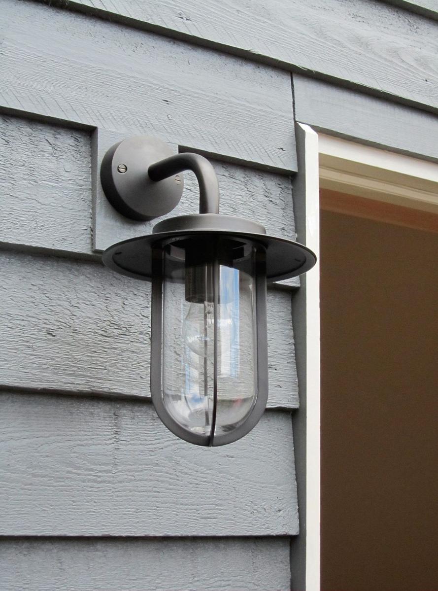 Outdoor wall lamp in zinc and glass | Montparnasse by Astro lighting