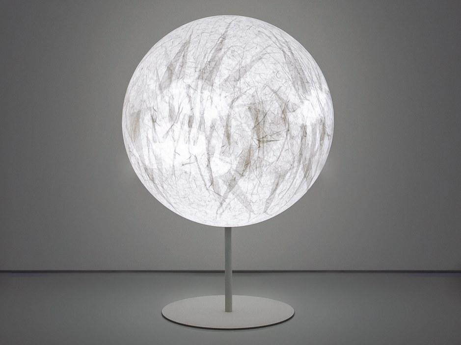 LED floor lamp with dimmer | Moon F by Davide Groppi