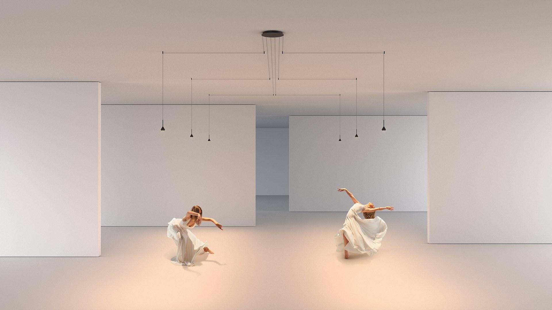 LED adjustable aluminium pendant lamp | Spin Fancy Shape by Arkoslight