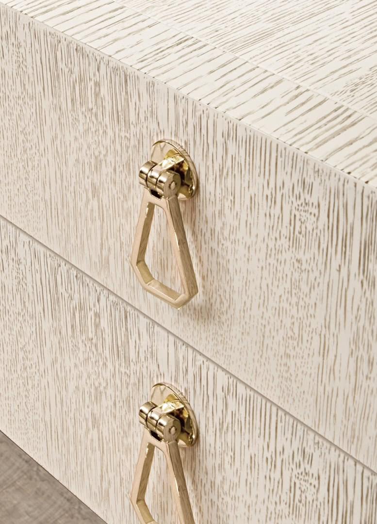 Wooden bedside table with drawers | City by Cantori