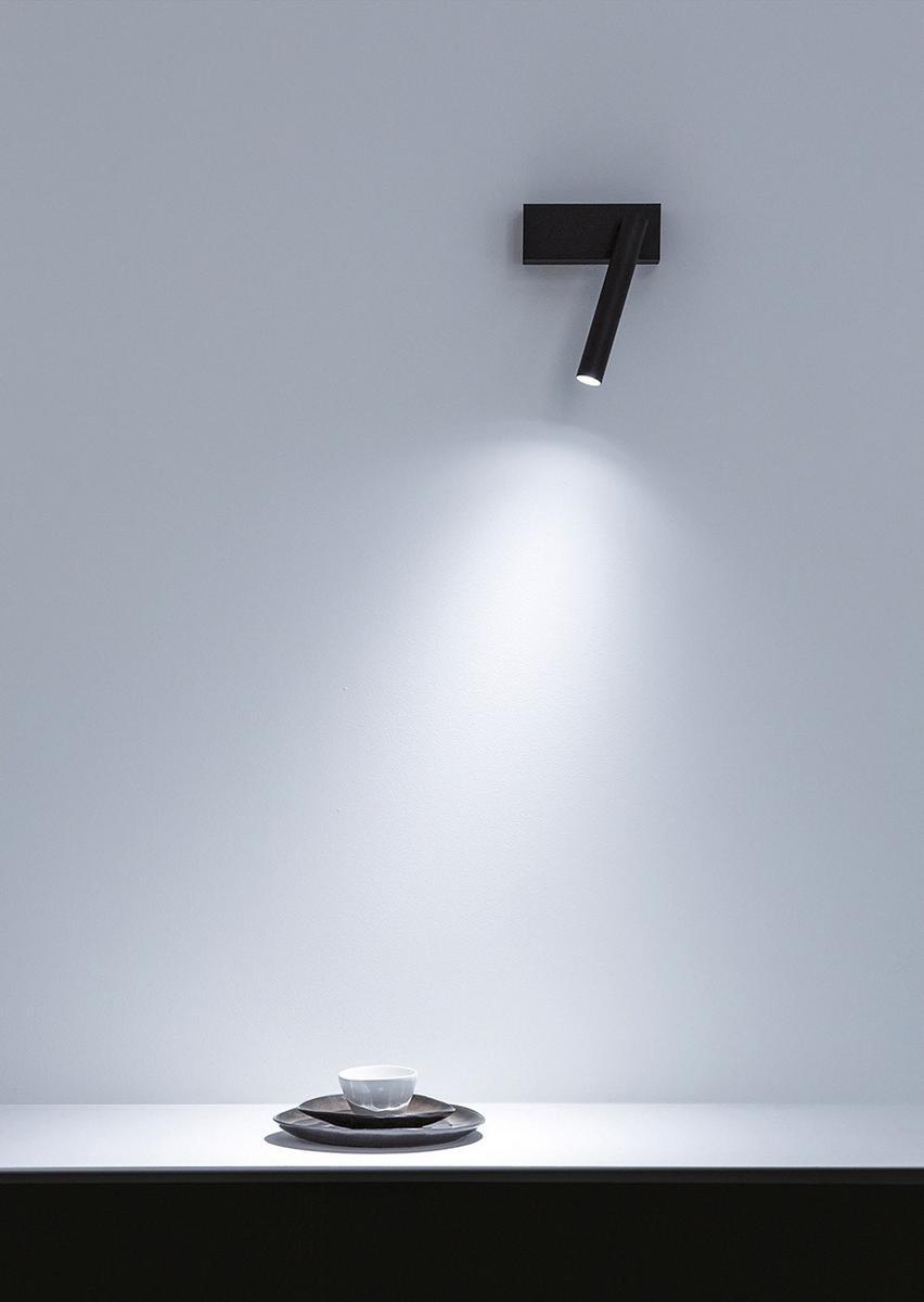 LED adjustable metal wall lamp | Mira by Davide Groppi