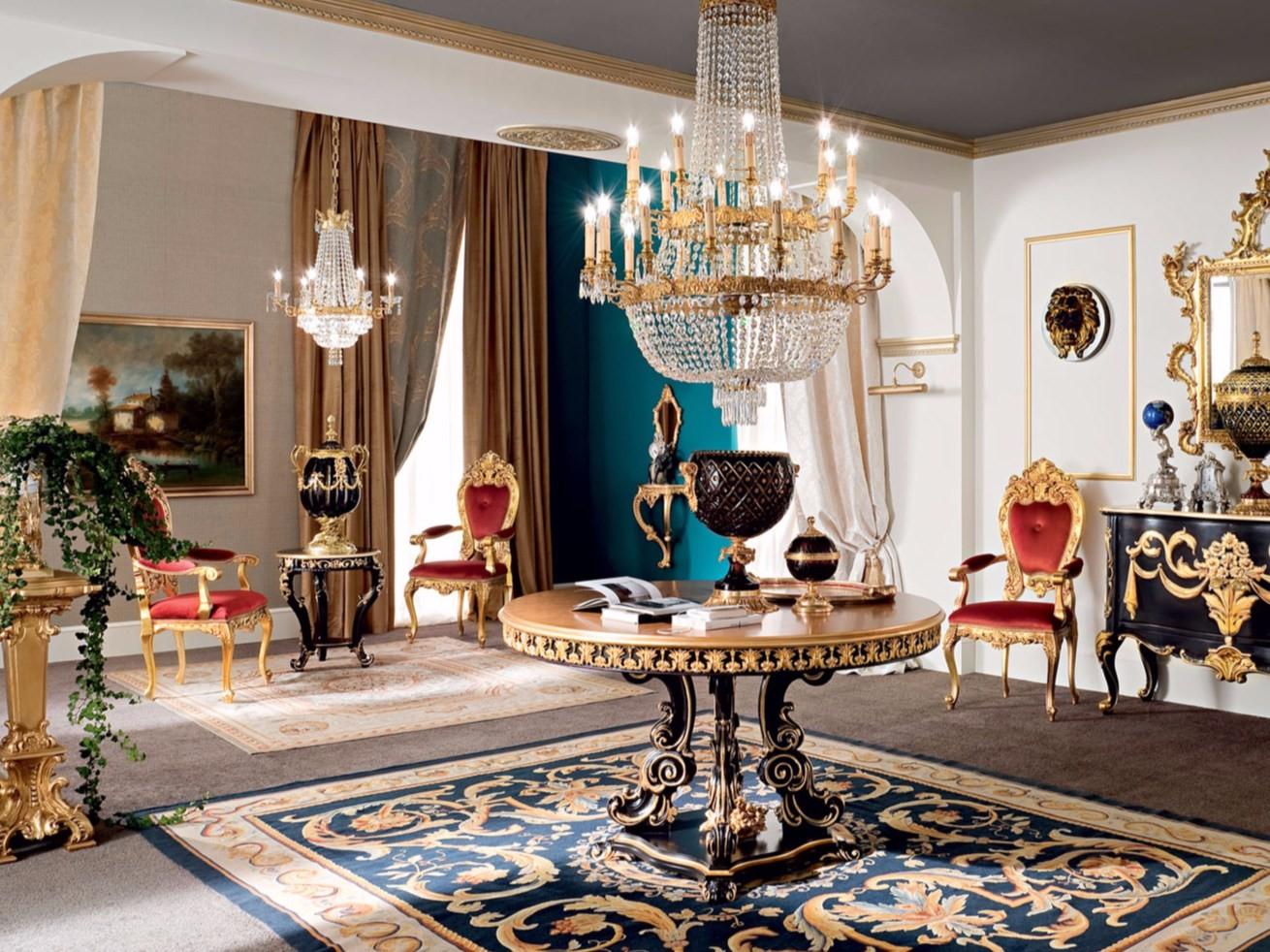 Round wooden side table | 13656 by Modenese Gastone