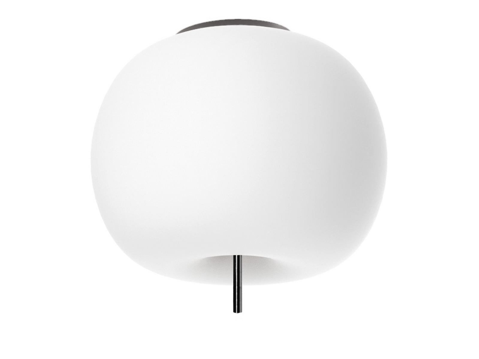 Opal glass ceiling lamp | Kushi by Kundalini