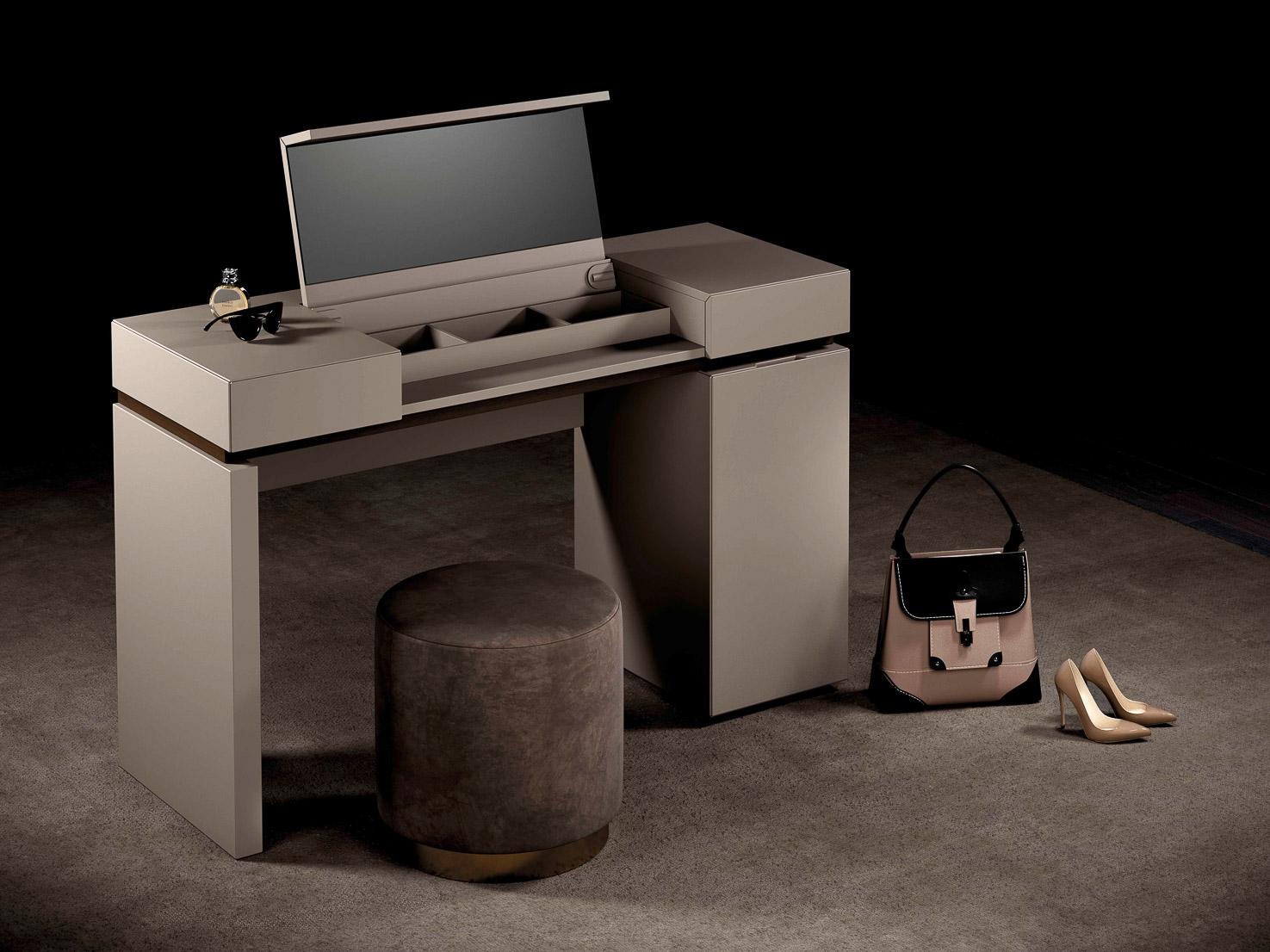 Wooden dressing table | Vanity by Olivieri