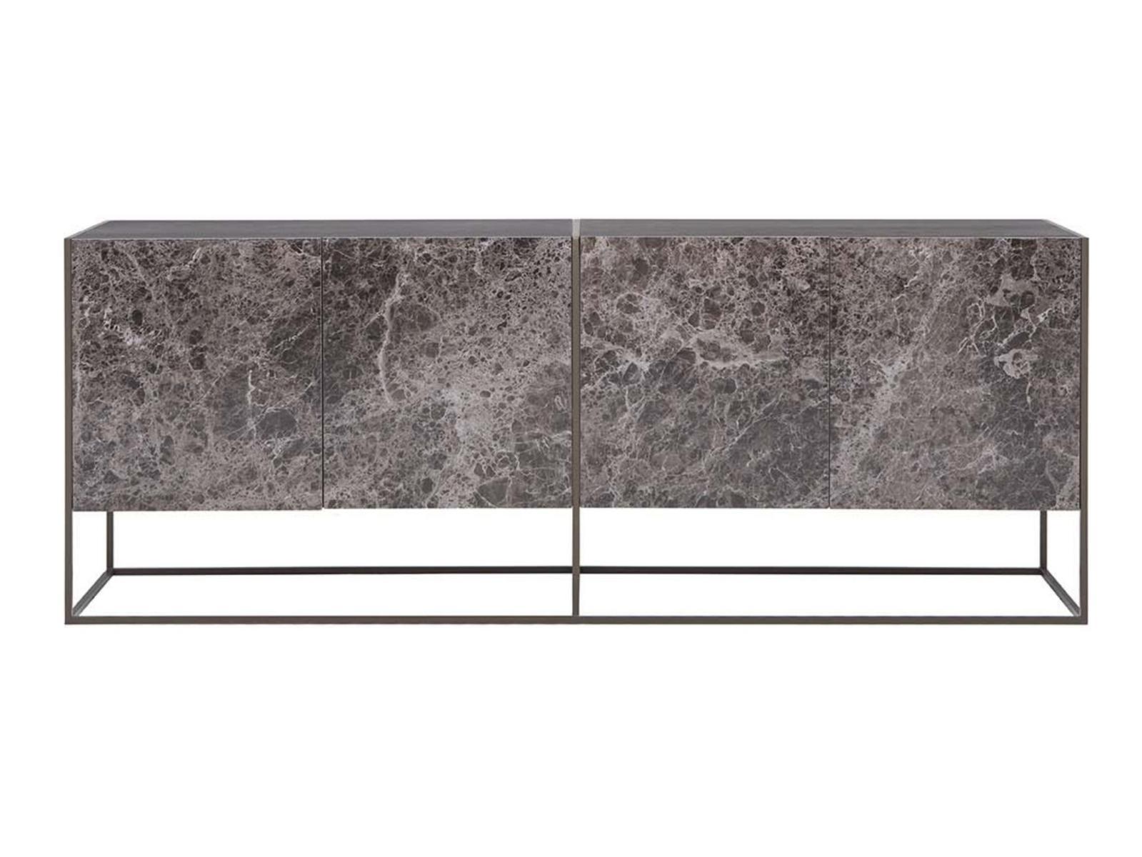 Porcelain stoneware sideboard with doors | Coral by Tonin Casa