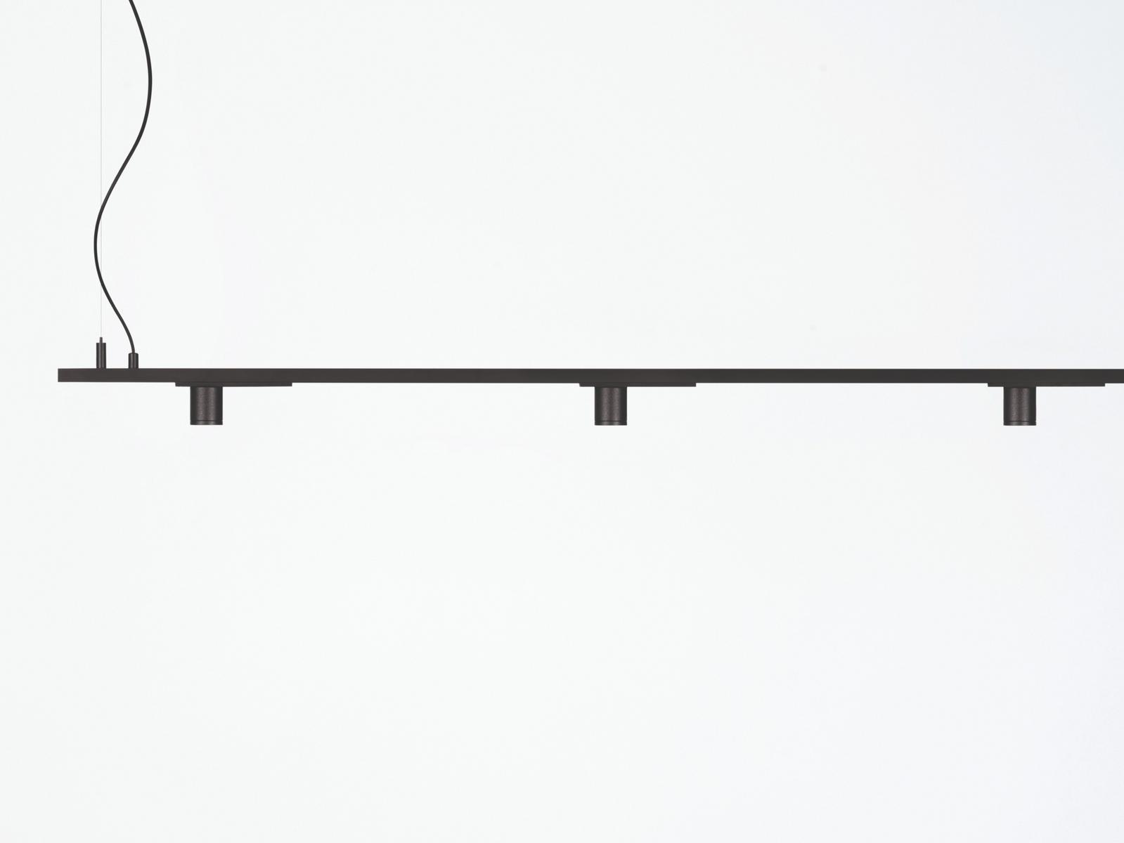 LED Anodized aluminium track-Light | Minimal Track Suspension by Arkoslight