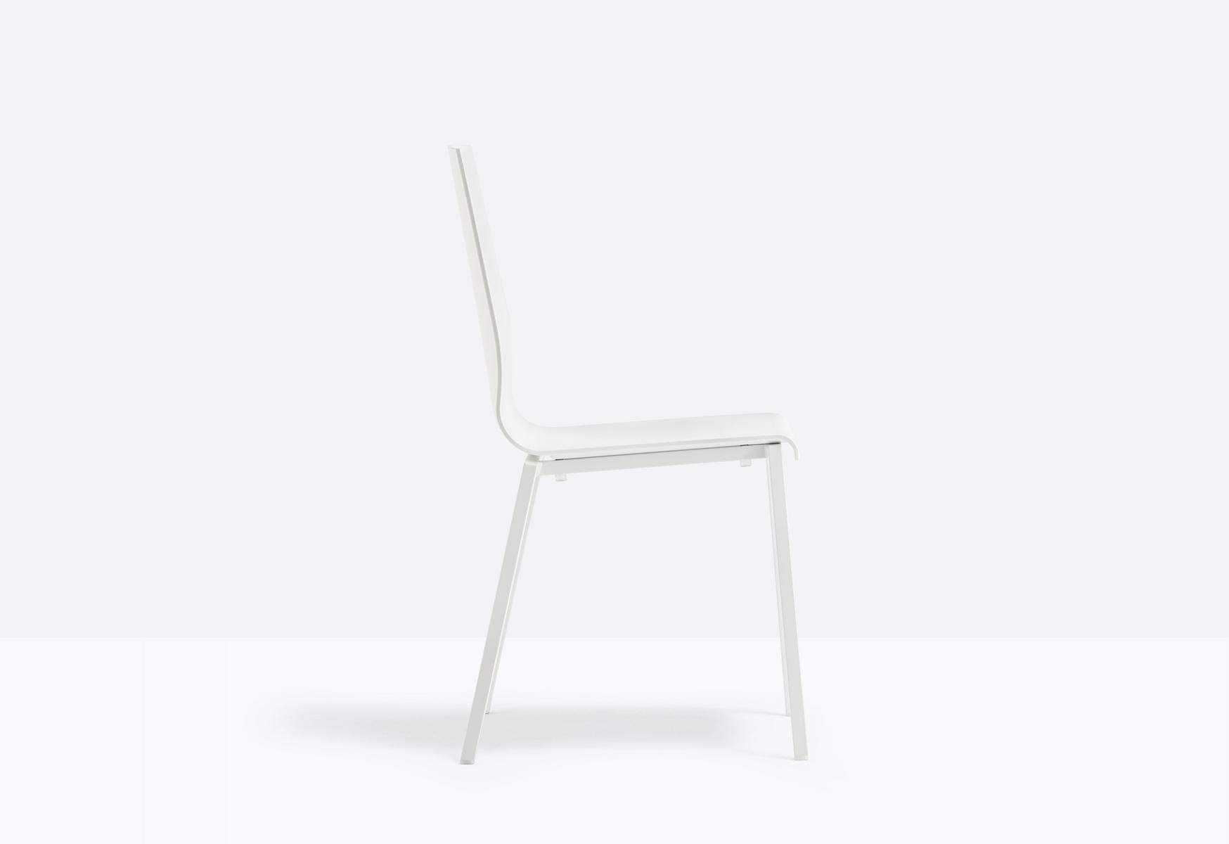 Plastic chair | Kuadra 1101 by Pedrali