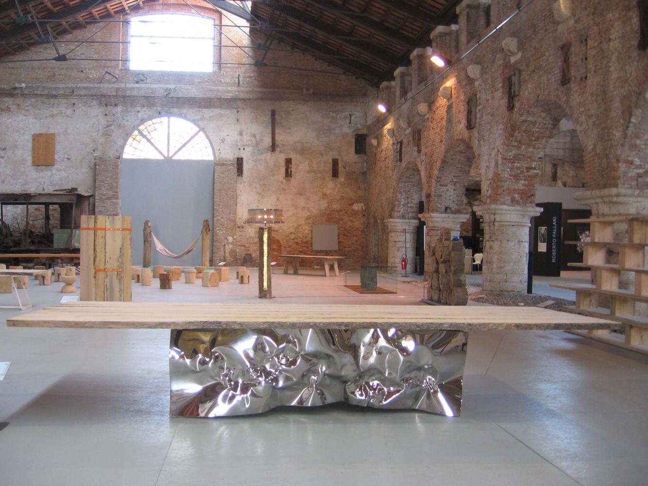 Rectangular wood table | Riflessi by Riva 1920