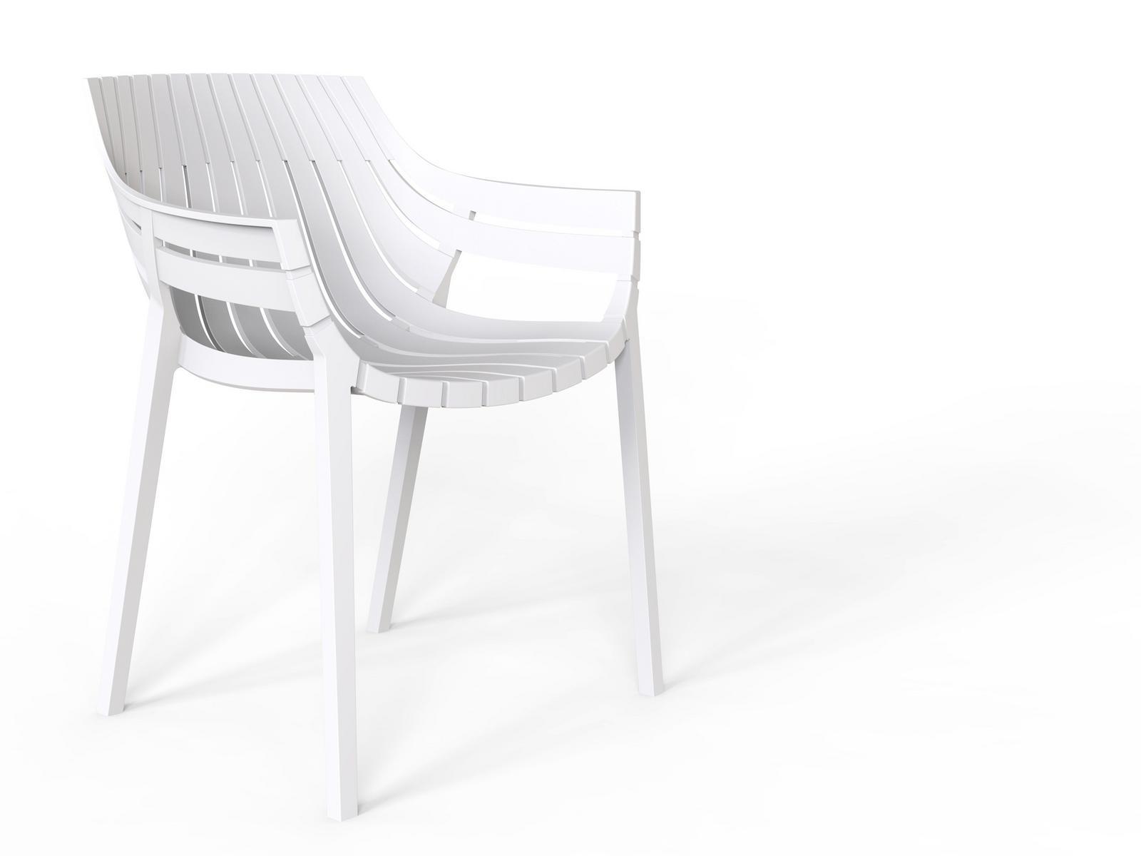 Polypropylene garden chair with armrests | Spritz by Vondom