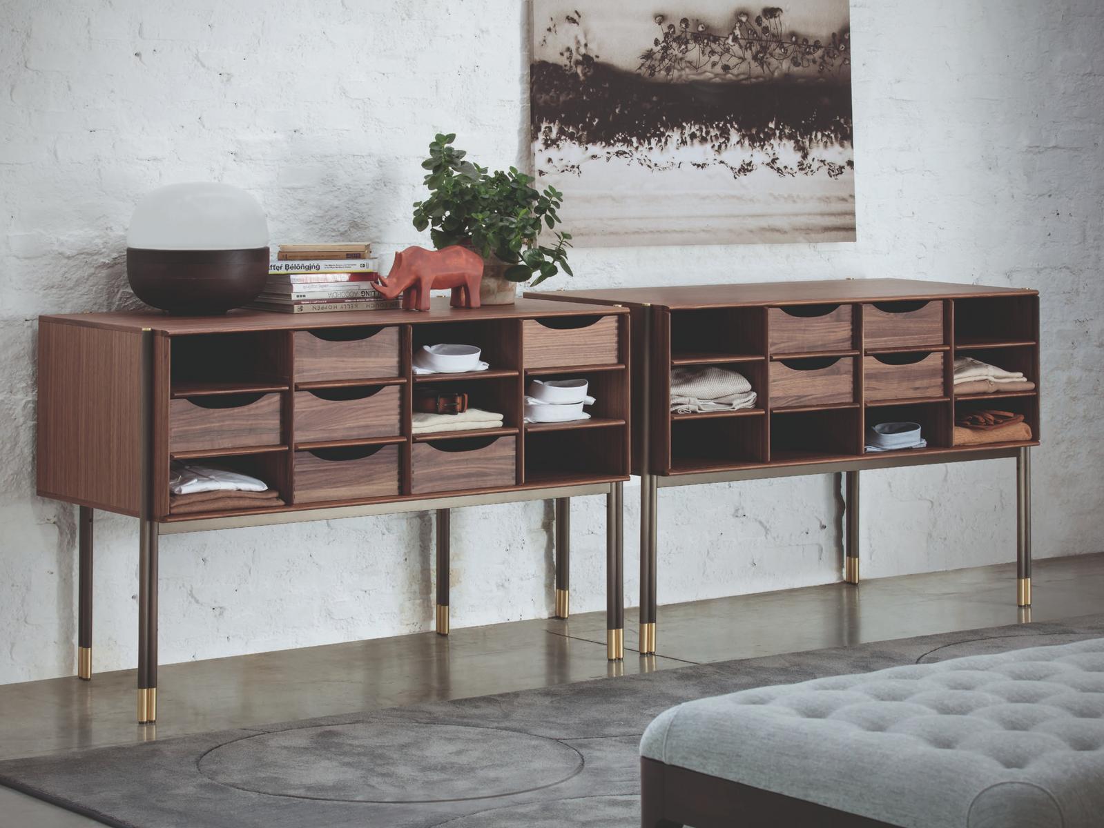 Walnut chest of drawers | Bayus by Porada