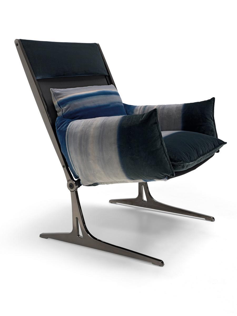 Leather armchair | Barracuda by Arketipo