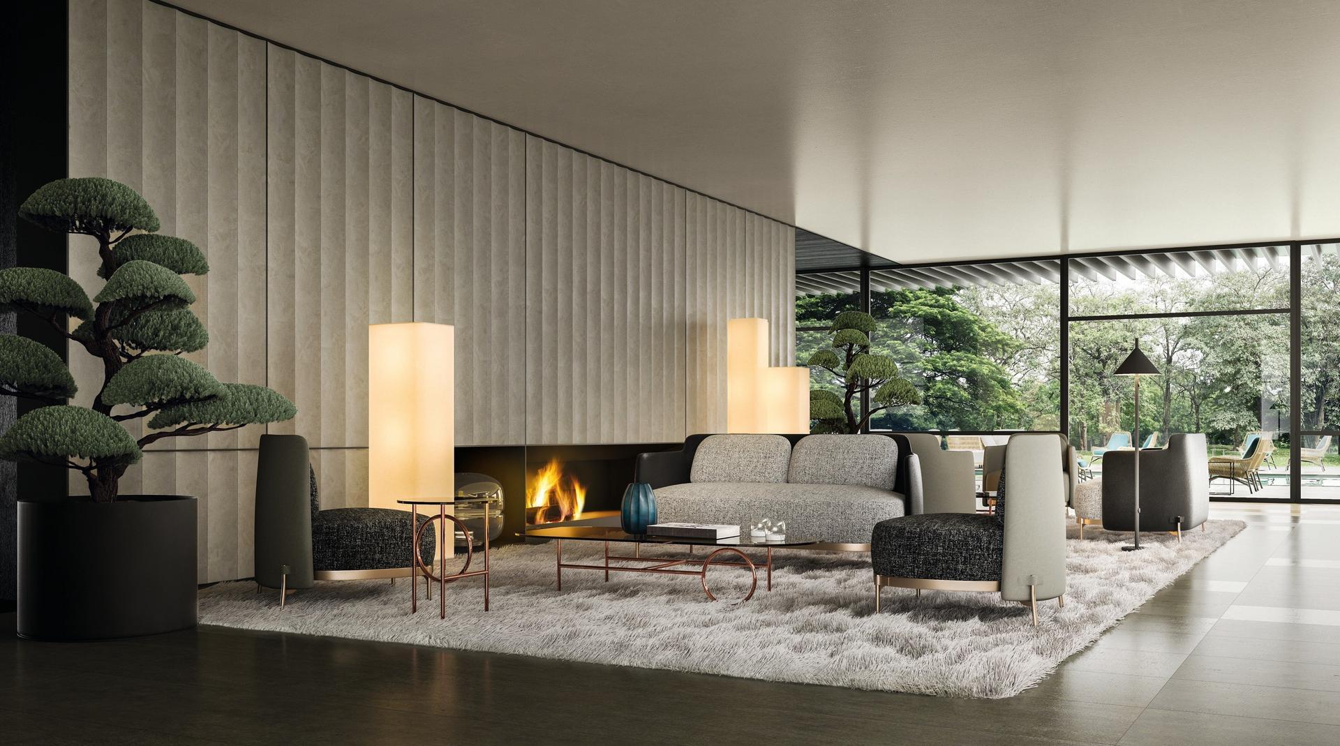 Bergere armchair | Tape by Minotti