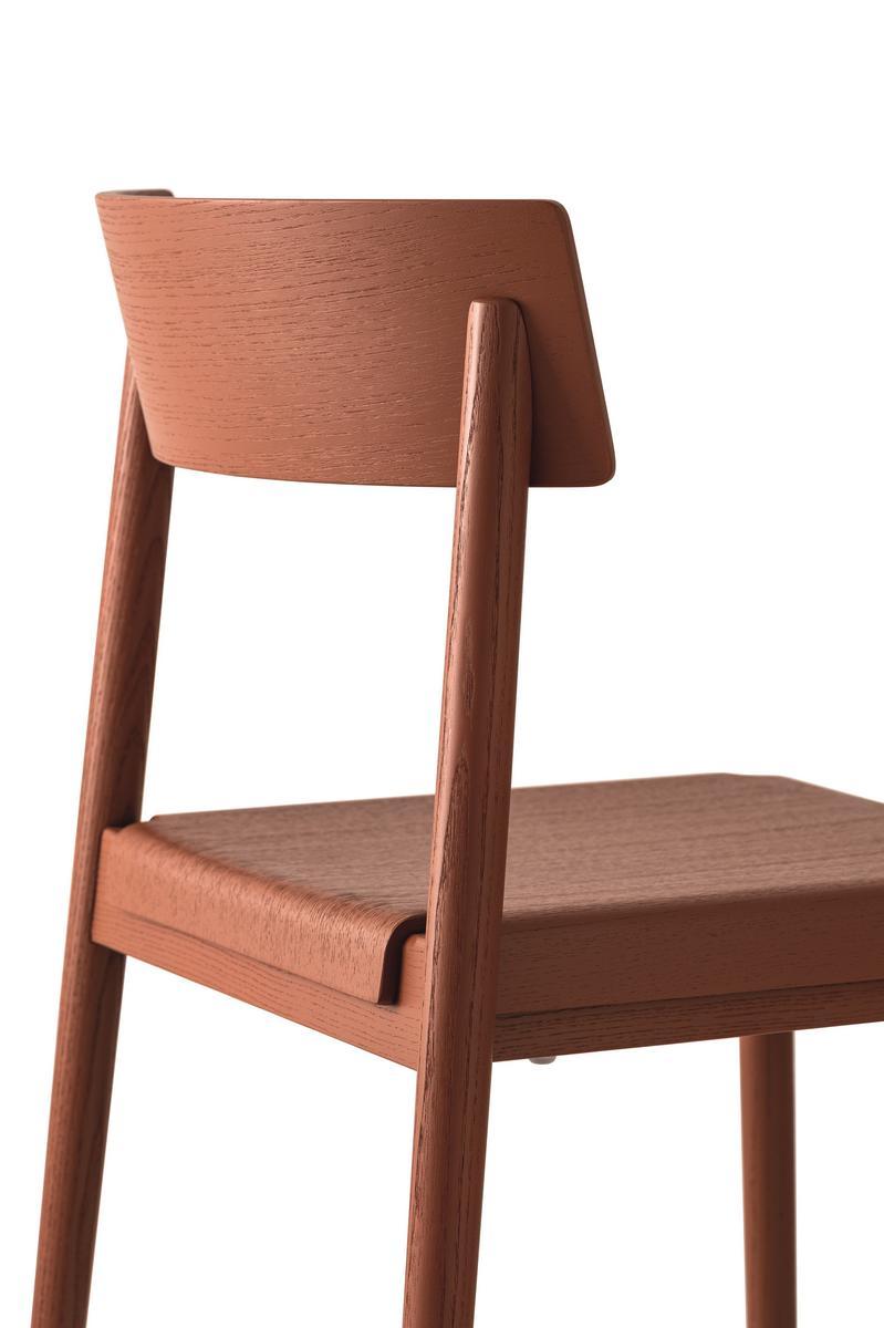 Stackable wooden chair | Scandia by Calligaris