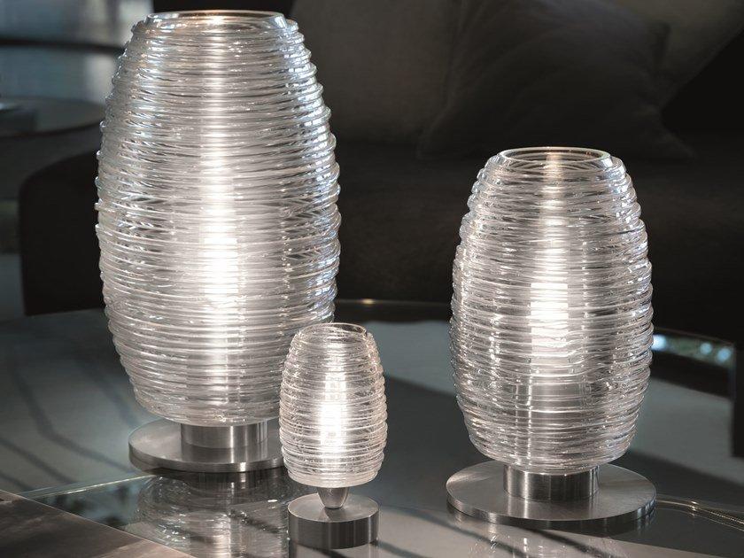 Glass table lamp | Damasco Lt by Vistosi
