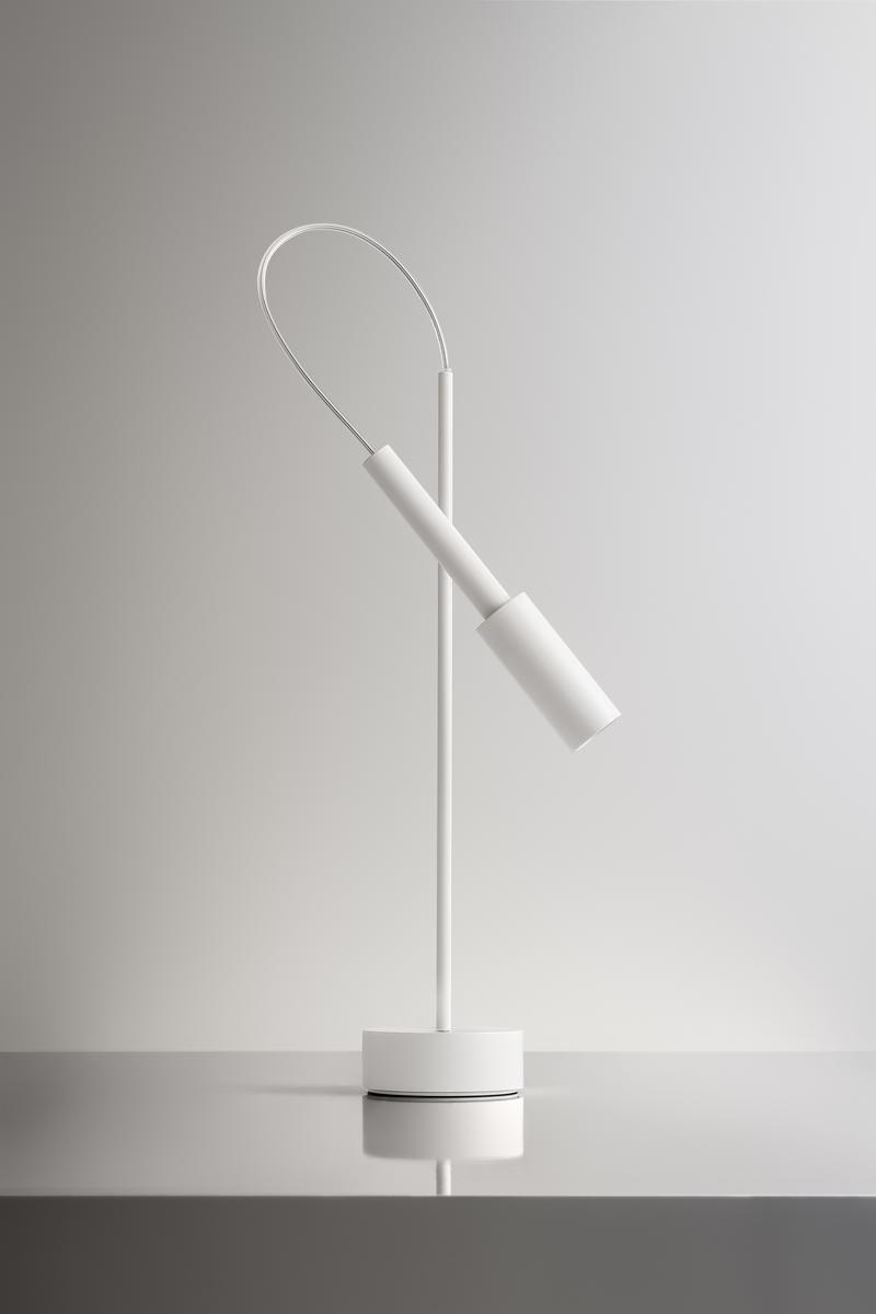 LED adjustable aluminium table lamp | Tubino by Panzeri