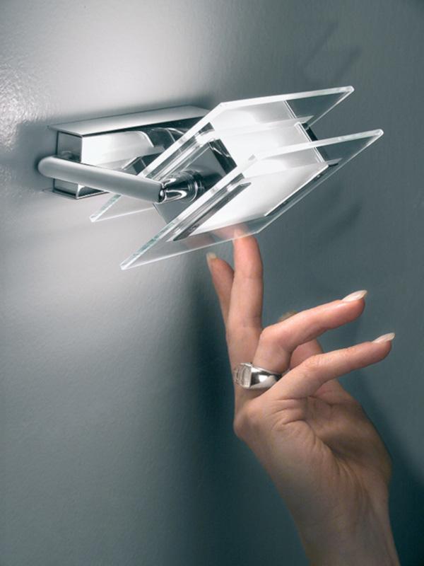 LED adjustable metal wall lamp | 360° P-pl120 by Leucos