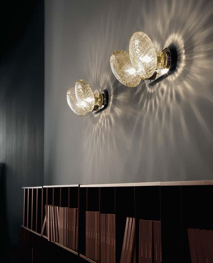 Glass wall light | Bitta by Sylcom