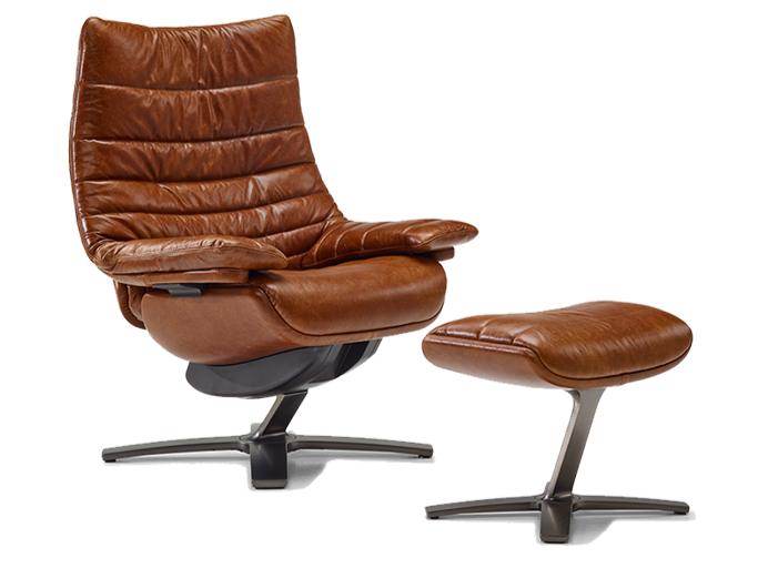 Recliner leather armchair | Re-vive Lounge by Natuzzi Italia