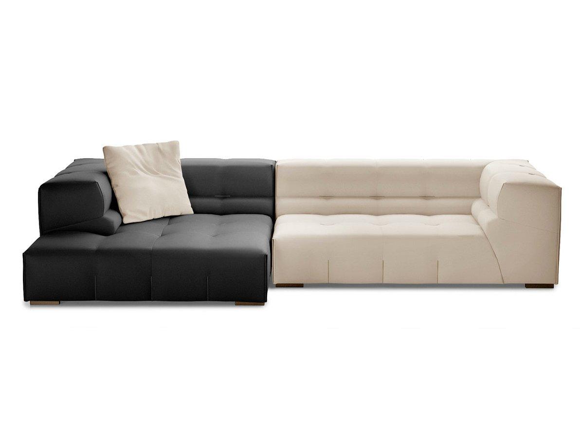 Corner sectional fabric sofa | Tufty-too by B&B Italia