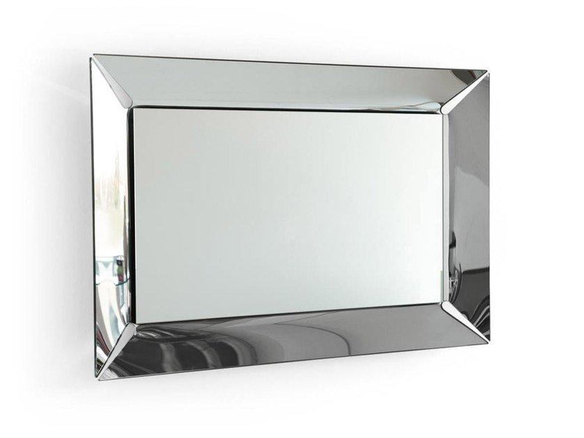 Rectangular wall-mounted mirror | Pleasure by Calligaris