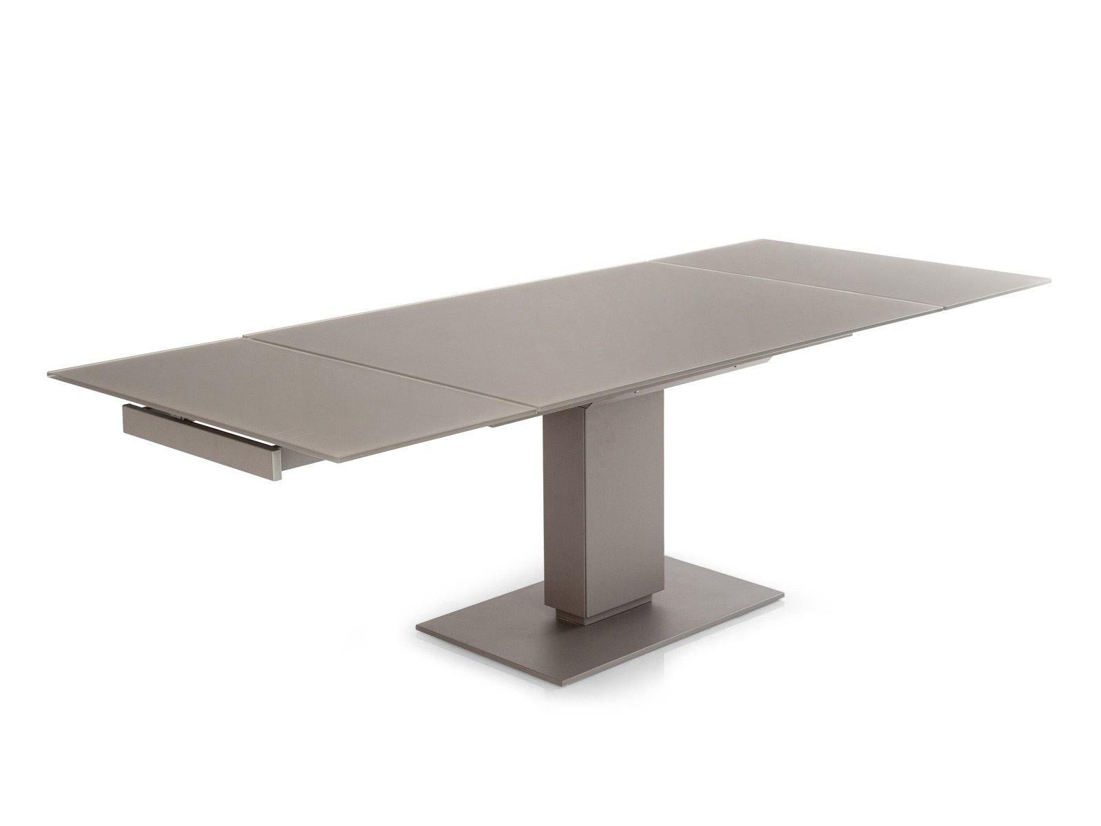 Extending rectangular ceramic table | Echo by Calligaris